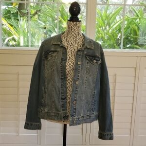 NWT a.n.a. XL Jean Jacket Midwash Denim
